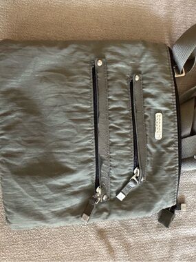 Baggallini gray Messenger Crossbody Bag